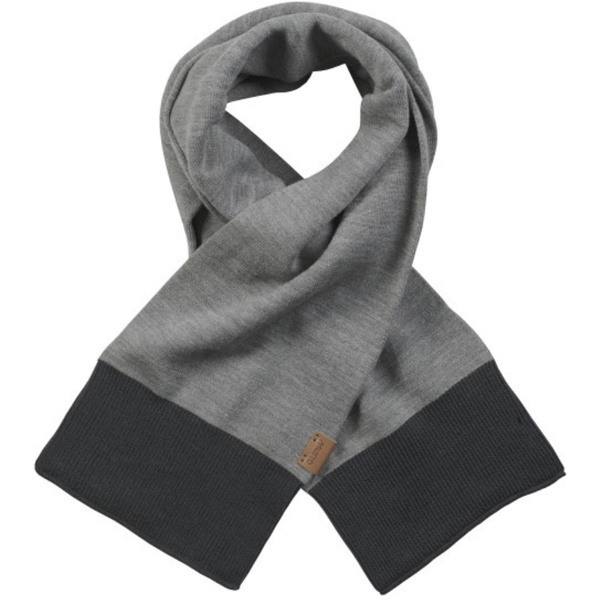 2025 Musto Tipped Beanie & Scarf Set 86123 - Grey Melange